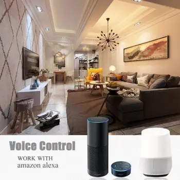 Smart Home LED Downlight Automatizace WiFi Přepnout Žárovky Pracovat S Alexa Google Domácí Asistent Inteligentní Život Tuya APLIKACE