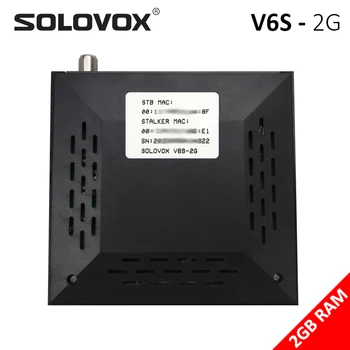 SOLOVOX 6 5ks mini HD DVB S2 Satelitní TV Přijímač, Podpora M3U USB WiFi 3G 4G PowerVU Biss Key Satelitní Box