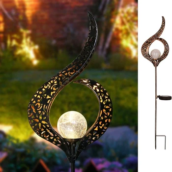 Solární Half Moon Crescent LED Podíl Světla Bílá Zahrada, Trávník, Venkovní Lampa