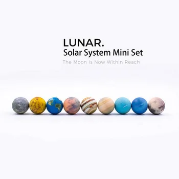 Solární systém mini set simulace planetě zemi Populární 3D Plastic Planet Science Solární Systém Model Hračky, Vzdělávací Hračky