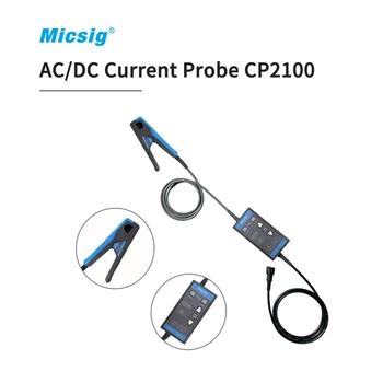 Sondy de courant ca/cc Micsig CP2100B 2MHz 10A/100A courant měřitelné maximální 100Apk 70.7 podprsenky (cc + ACpk)