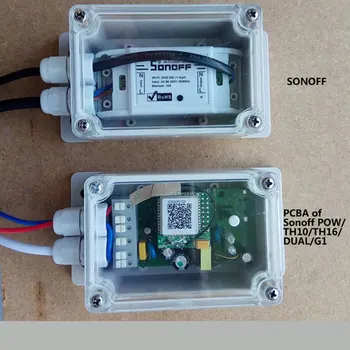 Sonoff IP66 Vodotěsné Pouzdro pro Sonoff Základní Bezdrátové Wi-fi Přepínač, Dálkové Ovládání Modul DIY Inteligentní Domácí Automatizace
