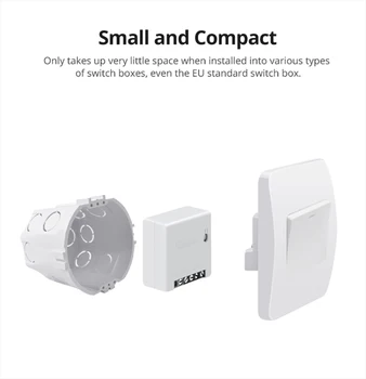 SONOFF Mini R2 DIY Inteligentní Přepínač Wi-fi Malé Tělo 2-Way Dálkové Ovládání Smart Switch Pracovat S Alexa Google Domova /Hnízda IFTTT