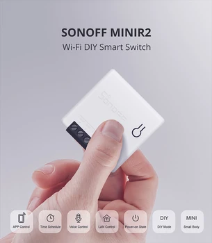 SONOFF MINI2 DIY Smart Switch Malé Rozměry, Dálkové Ovládání domácích Spotřebičů Světlo Lampy Wifi Přepínat