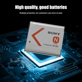 Sony Originální 3,6 v NP-BN1 NP BN1 630mah Lithium Dobíjecí Baterie TX9 programu T99, WX5 TX7 TX5 W390 W380 W350 W320 W310 Fotoaparát Mobilní