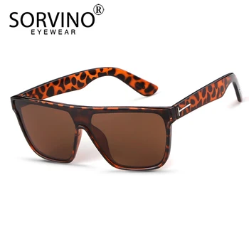 SORVINOVÁ Retro Nadrozměrné Náměstí Odstíny Pro Ženy sluneční Brýle Muži Luxusní Značky Módní Návrhář Velký Leopard Černé Sluneční Brýle SP274