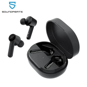 SOUNDPEATS Q Bezdrátová Sluchátka Bluetooth 5.0 in-Ear Bezdrátové Nabíjení Sluchátka s 4-Mic, 10mm Ovladač, Dotykové Ovládání, USB-C