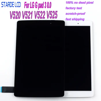 STARDE LCD Pro LG G Pad III 3 8.0 verze v520 V521 V522 V525 LCD Displej Dotykový Displej Digitizer Shromáždění