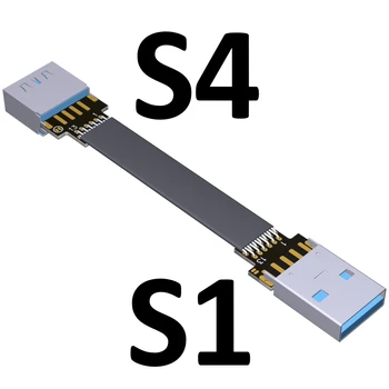 Stuha Plochý Kabel USB 3.0 Super Speed USB Prodlužovací Kabel Samec Samice 0,5 m 1m 1,5 m 2m 3m USB Data Sync Extender Cabo