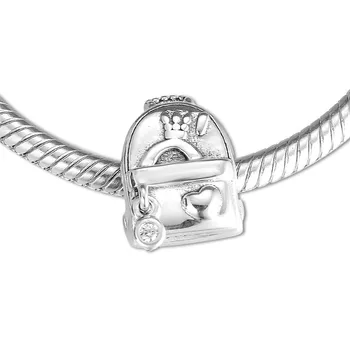 Stříbrné Korálky Pro Výrobu Šperků batoh Adventure Bag Kouzlo Sterling Silver Šperky Žena DIY Korálky Doprava Zdarma