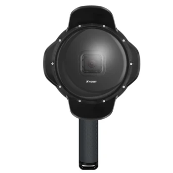 STŘÍLET 6 palcový Vodotěsné Dome Portu Objektivu pro GoPro Hero 7 6 5 Černá Akční Kamera S vodotěsným pouzdrem pro Go Pro 7 6 5 Příslušenství
