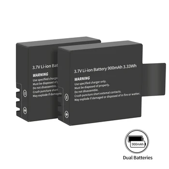 STŘÍLET Dual Port Nabíječka s 2ks 900mAh Baterie pro Sjcam M10 Sj4000 Sj5000 Sj 5000 Akční Kamera Sj9000 Příslušenství