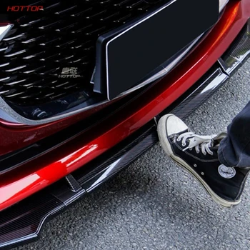 Světlé Černá Přední Nárazník Ret Tělo Kit, Spoiler Pro Rok 2020 Mazda 3 Sedan Axela Vnější Části Chrom Styling