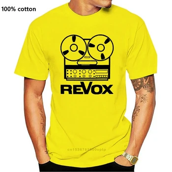 T-Shirt Revox tričko DJ kreslení Mýtické Recorder Vintage cívek v