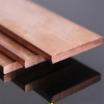 T2 měď bar deska red copper bar 100mm dlouhá, čistá měď řadě zem, měď bar, zpracování, střih custom tloušťka 3mm-5mm