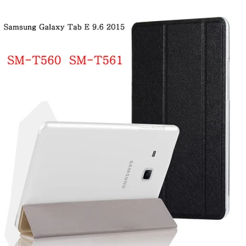 Tablet pouzdro pro Samsung Galaxy Tab E 9.6 případu SM-T560 SM-T561 T560 kožené flip cover stand case ochranný shell