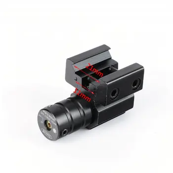 Taktické Red Dot Mini Červené Laserové zaměřovače Působnosti 11mm/20mm Picatinny Rail Mount s Dálkovým Tlakový Spínač Pro Vzduchové Pistole Pušky