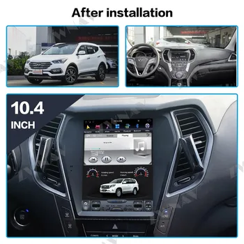 Tesla Vertikální Obrazovky pro Hyundai IX35 2018-2019 Auto Audio hlavní Jednotky 4G+128 G Android 9.0 Podporuje OBD2 TPMS IPS GPS Navigace