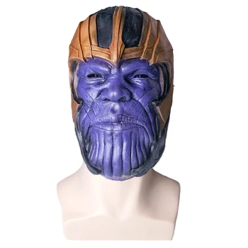 Thanos Maska Cosplay Superhrdina, Latex Mask, Black Panther, Captain America Strany Dodavatelů