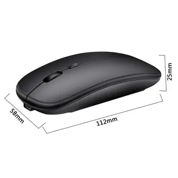 Tichý Duální Režim Bezdrátové Myši Bluetooth 5.0 Bezdrátové Myši Pro PC, Notebook, Desktop, Myš, Počítačové Periferie