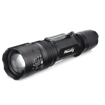 TK104 8000LM svítilna LED XM-L2 Zoomovatelný pochodeň Vodotěsné dobíjecí přenosné Taktické Zbraně Blesk Pistole Pistole lampa