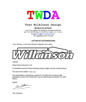TL Wilkinson Tele Snímače Tele Eleciric Kytarové Snímače Chrome Silver WOVT