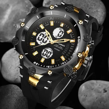 Top sportovní pánské hodinky slavné značky muže muž luxusní módní sportovní vojenské digitální mužů armáda VEDLA buseinss zápěstí quartz hodinky