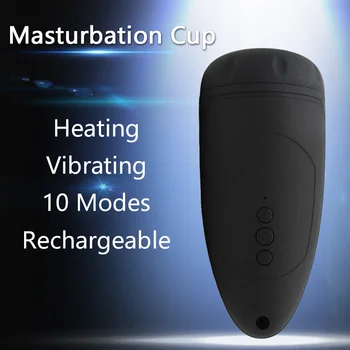 Topení Vibrační Muž Masturbant Cup pro Muže, Realistické Pochvy Real Kočička Sexuální Hračky pro Muže, Gay Dospělé Erotické Sex Machine Shop