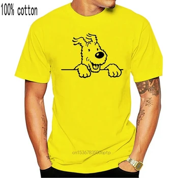 Topy Unisex Ita Pn Jn Sněžná Vločka Hlavou Zeď Tintinova Dobrodružství Legrační Bavlněné Tričko Ženy Módní Muži Tričko Homme