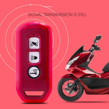 TPU Motocykl Klíč Shell Sada Chránit Silikonové Motor, Klíč, Kryt, Pouzdro pro HONDA 2016 PCX 125 Adv 150 PCX Hybridní Dálkové Klíč Kryt