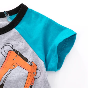 Trochu maven Chlapci t-košile, Bagr, Auto, Oblečení pro Děti 4 Roky Staré Dítě Chlapců Kreslený T Košile pro Děti Oblečení