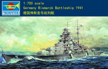 Trumpetista 05711 1/700 Německo Bitevní Loď Bismarck 1941