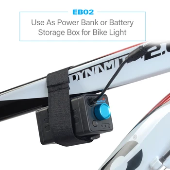 TrustFire EB02/EB03 Kolo Vodotěsné 8.4 V 18650 Baterie USB Power Bank Case Box DC 8.4 V Baterie Pouzdro Box Pro Led Bike Světlo