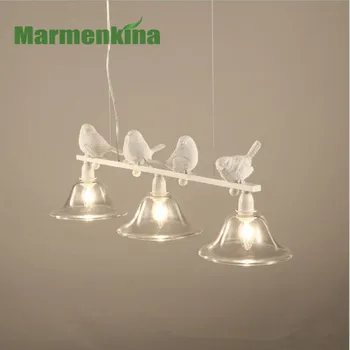 Tvůrčí osobnosti v teple rustikální lustry ptáci lampa, E14, Materiál Železo, AC110V 220V