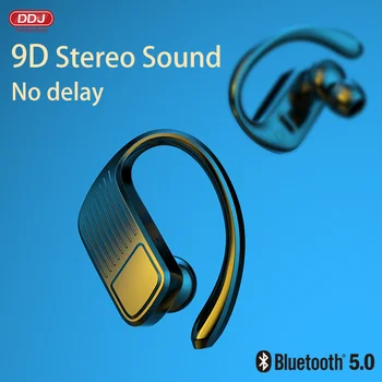 TWS Bluetooth 5.0 Headset Bezdrátová Bluetooth Sluchátka Redukce Šumu 9D hi-fi Stereo Sportovní Sluchátka Hands-free Mikrofon