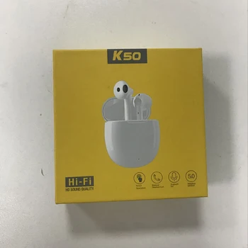 TWS K50 Nová HI-FI Bezdrátová TWS sluchátka HD Zvuk Bluetooth5.0 Hlavě telefony Vzduchu Stereo Sluchátka Sportovní Sluchátka S Nabíjecí Box