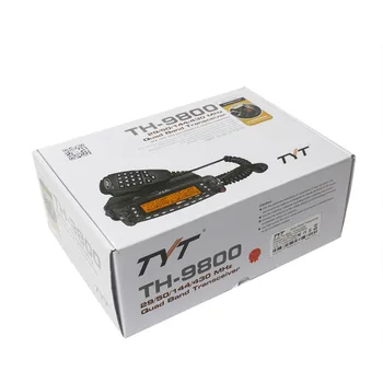 TYT TH-9800 Plus Quad Band Auto Rádio+Anténa/Kabel 50W Vysílač TH9800 VHF UHF mobilní Rádio Walkie talkie pro auto