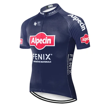 TÝM alpecin fenix maillot ciclismo verano hombre 2020 men krátký rukáv cyklistické oblečení v létě rychlé suché ropa ciclismo hombre
