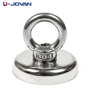 U-JOVAN Průměr 42 mm, Super Silné Rybářské Silný Kruh Magnety hlubinných pro Magnet Kruhový
