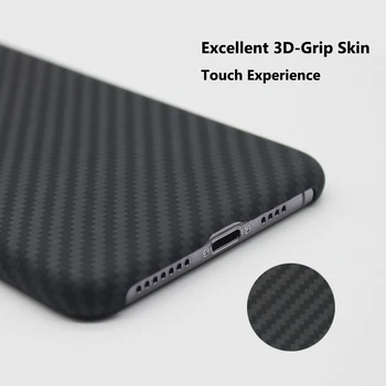 Uhlíkových Vláken Případ pro iPhone X XS Max XR 7 8 Plus 11 Případech Matný Aramidové Vlákno Ultra Tenký Telefon Kryt pro iPhone 11 Pro Max Case