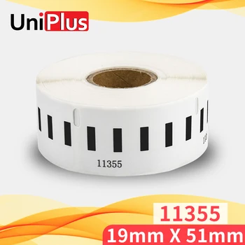 UniPlus Víceúčelové Štítky Roll 11355 Kompatibilní s Dymo Labelwriter Tiskárny štítkovač 19 mm*51 mm 500pcs Termální Papír, Nálepka