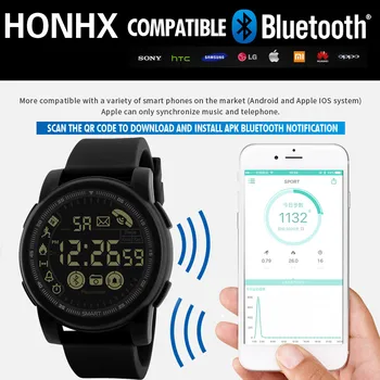 Unisex Chytré Hodinky Vodotěsné Sportovní Pro Chytrý Telefon Smartwatch Bluetooth Volání Připomenutí Náramek Náramek Fitness Tracker #D