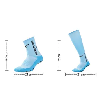 Unisex Muži Prodyšné Fotbalové Ponožky Anti Slip Non Slip Grip Pads Sport Fotbal Trusox Styl /