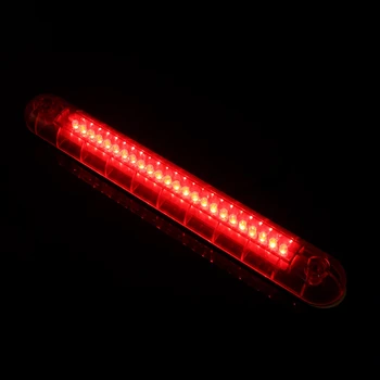 Univerzální 12V Červené 24 LED ABS Plastové Auto Vysoká-Mount 3 Brzda Stop Tail Světlo Lampy Dráty jsou prováděny s lampou