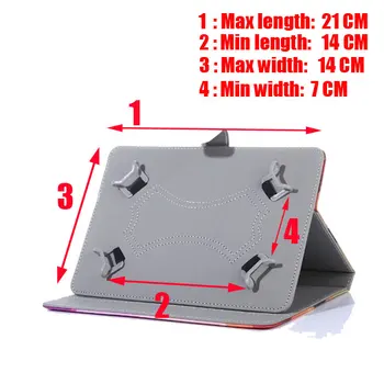 Univerzální 8 cm Pouzdro Pro Acer Iconia One 8 B1-810/B1-820/B1-850/B1-860/B1-870/Tab A1-810/A1-830/A1-840/W3-810/W4-820 Tablet