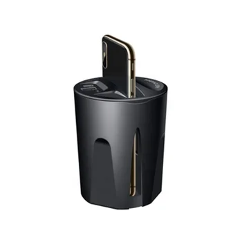 Univerzální Auto nabíječka 10W S USB Výstupem Držák na Mobilní Telefon Qi Fast Car Cup Bezdrátové Nabíječky