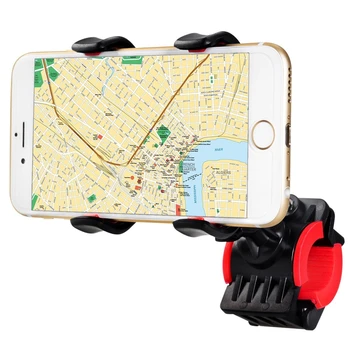 Univerzální Kolo Kolo Řídítka Telefony Držák Pro GPS 360 Rotace Motocykl Mobilní Telefon Klip Stojan Pro iPhone/ Samsung