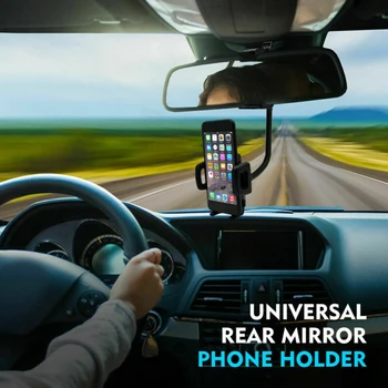 Univerzální Smartphony Zpětné Zrcátko Auto držák telefonu držák s 360 Retation držák pro Iphone XS, s ,HuaWei Telefony