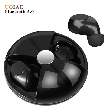 UOIAE bluetooth sluchátka Sportovní Stereo bezdrátový Bluetooth Headset Šumu Herní Sluchátka s mikrofonem,Malý a snadno se přenáší