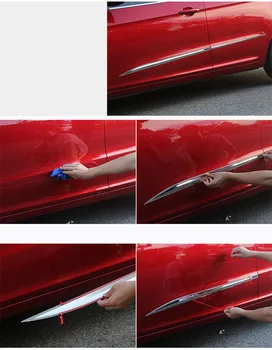 Upravený speciální vnější straně sukně anti-kolize pás dveře auta, jasný pás, auto Příslušenství Pro Chery ARRIZO5 ARRIZO 5